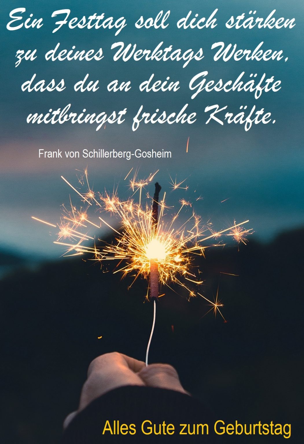 Stilvolle Gedichte Zum Geburtstag