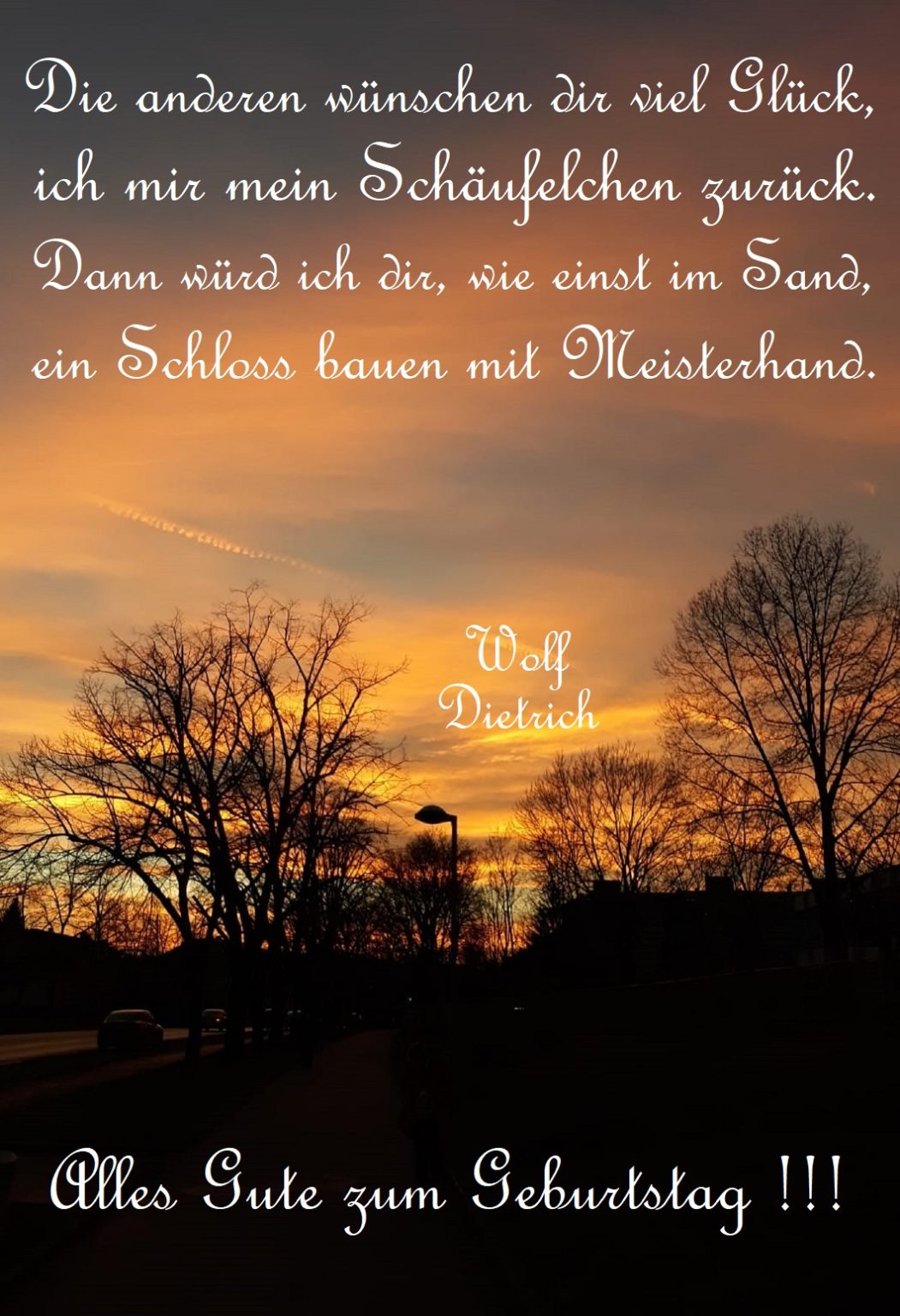 Geburtstagssprüche lang & festlich Alles Gute zum Geburtstag wünschen